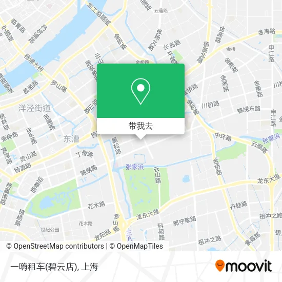 一嗨租车(碧云店)地图
