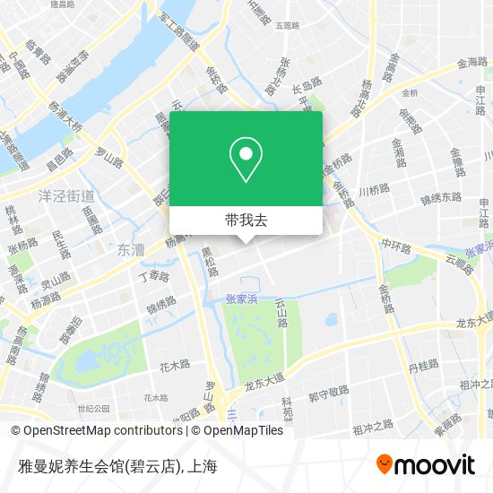 雅曼妮养生会馆(碧云店)地图