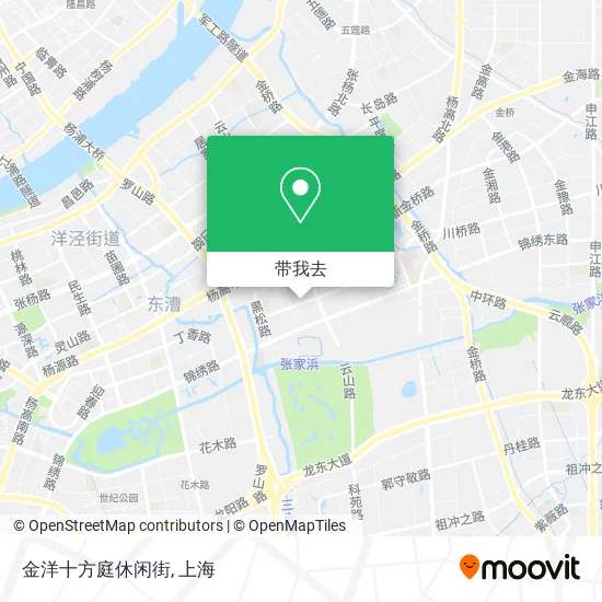 金洋十方庭休闲街地图