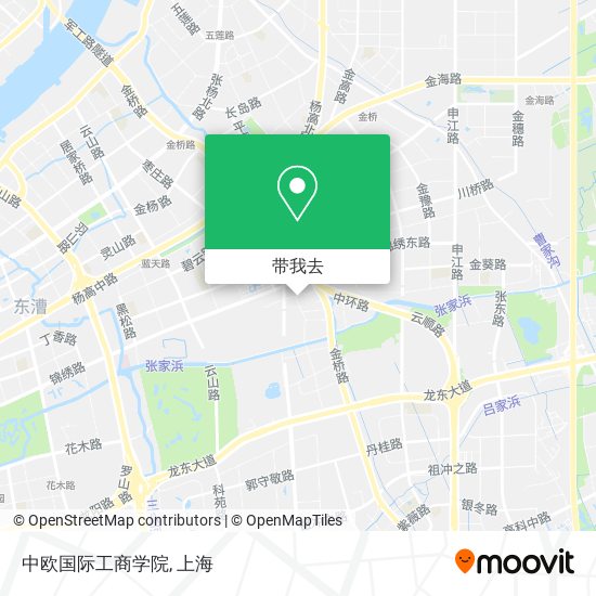 中欧国际工商学院地图