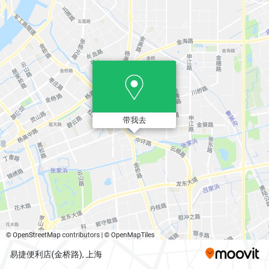 易捷便利店(金桥路)地图
