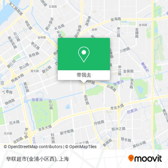 华联超市(金浦小区西)地图