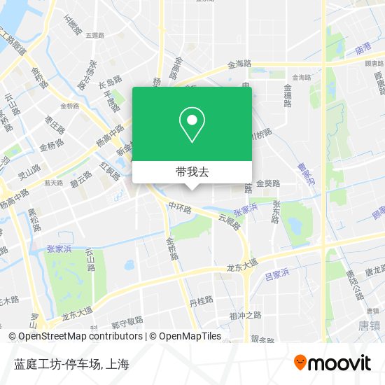 蓝庭工坊-停车场地图
