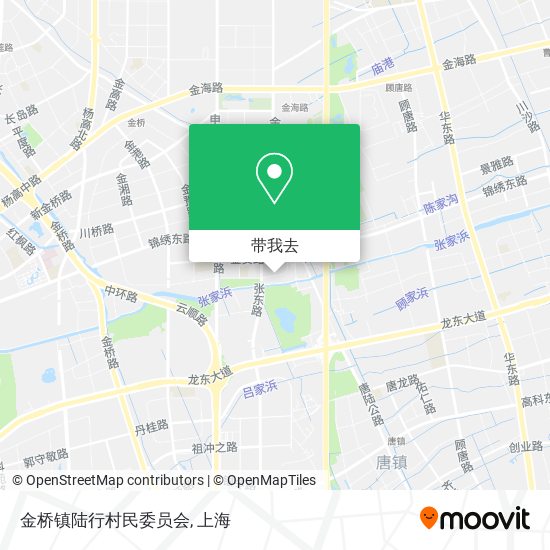 金桥镇陆行村民委员会地图