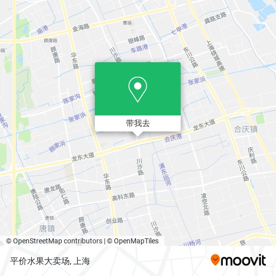 平价水果大卖场地图
