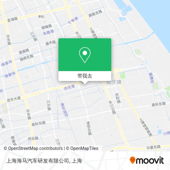 上海海马汽车研发有限公司地图