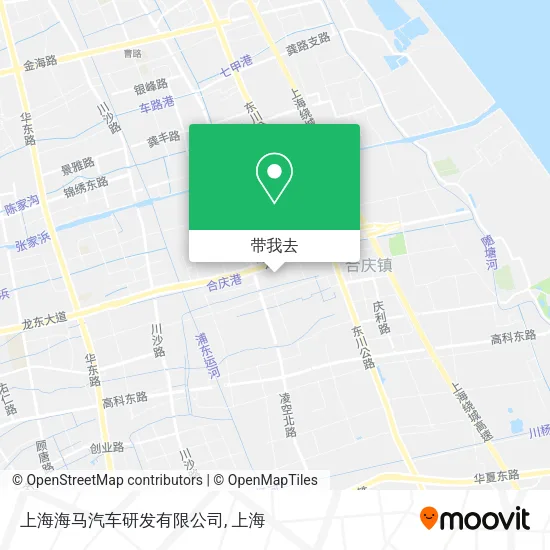上海海马汽车研发有限公司地图