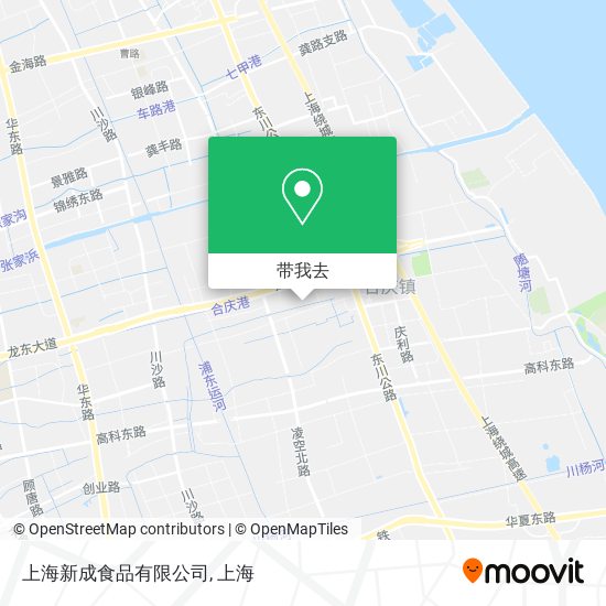 上海新成食品有限公司地图