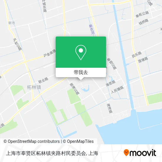 上海市奉贤区柘林镇夹路村民委员会地图