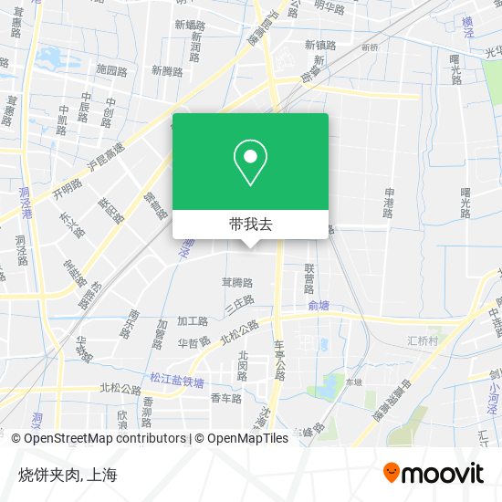 烧饼夹肉地图