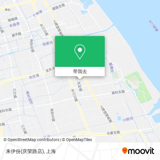 来伊份(庆荣路店)地图