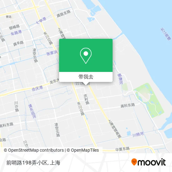 前哨路198弄小区地图