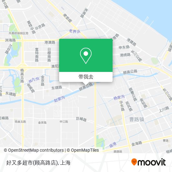 好又多超市(顾高路店)地图