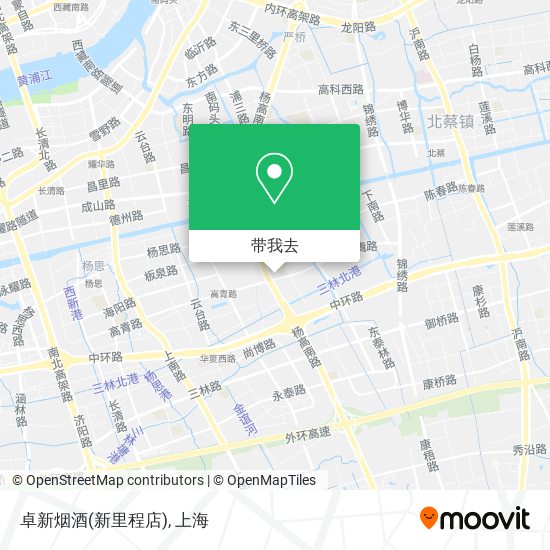卓新烟酒(新里程店)地图