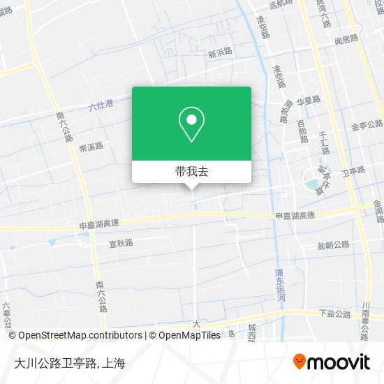大川公路卫亭路地图