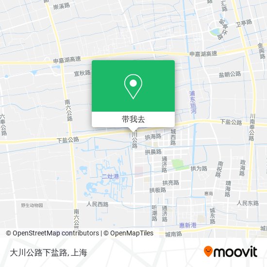 大川公路下盐路地图