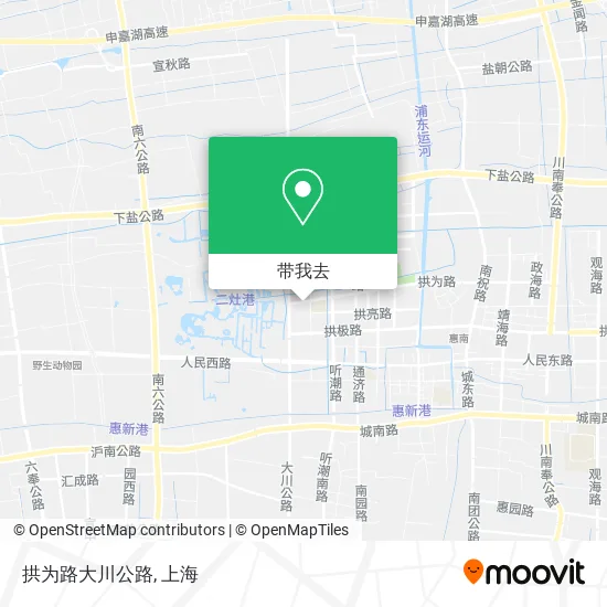 拱为路大川公路地图