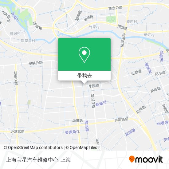 上海宝星汽车维修中心地图