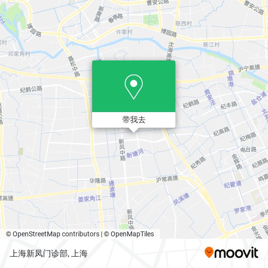 上海新凤门诊部地图