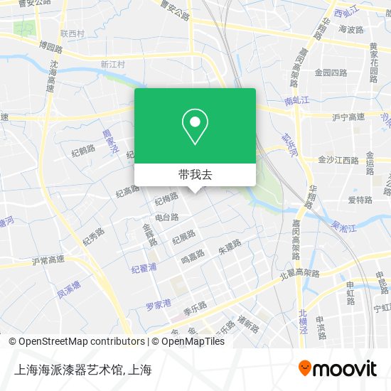 上海海派漆器艺术馆地图