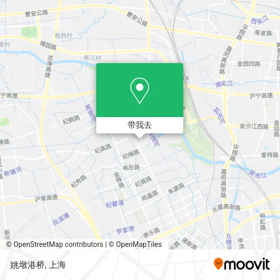 姚墩港桥地图