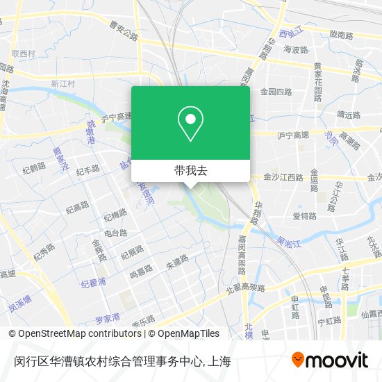 闵行区华漕镇农村综合管理事务中心地图