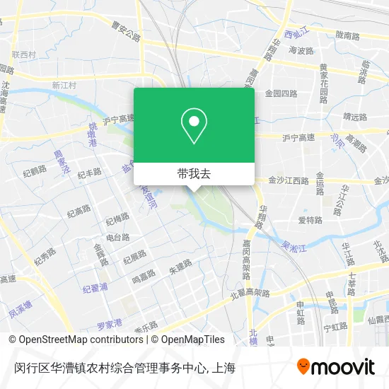 闵行区华漕镇农村综合管理事务中心地图
