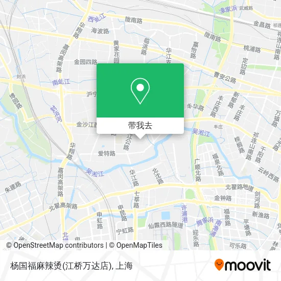 杨国福麻辣烫(江桥万达店)地图