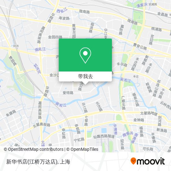 新华书店(江桥万达店)地图