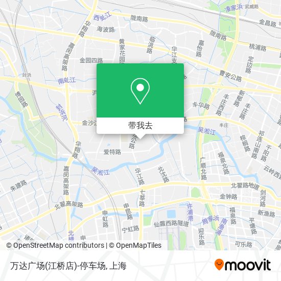 万达广场(江桥店)-停车场地图