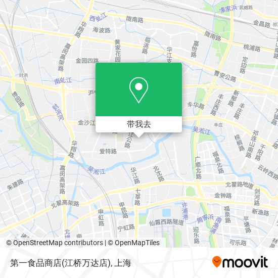 第一食品商店(江桥万达店)地图