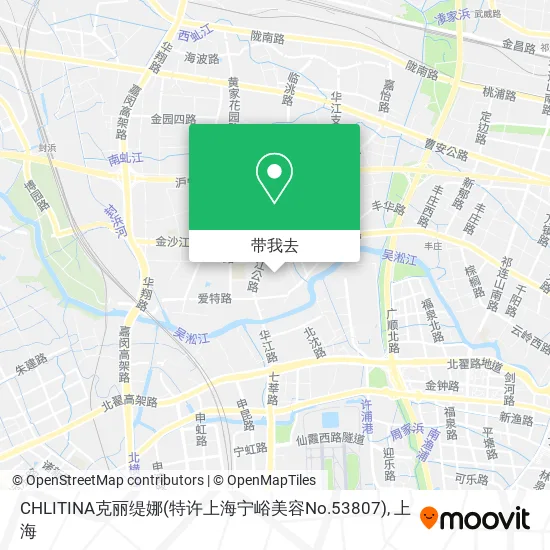 CHLITINA克丽缇娜(特许上海宁峪美容No.53807)地图