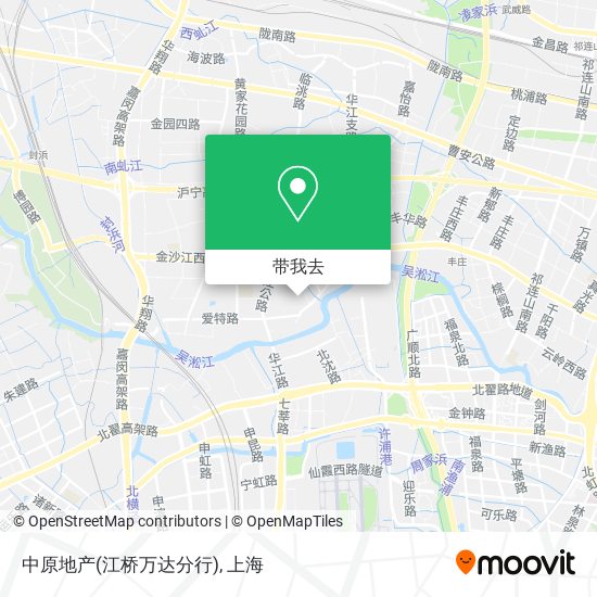 中原地产(江桥万达分行)地图