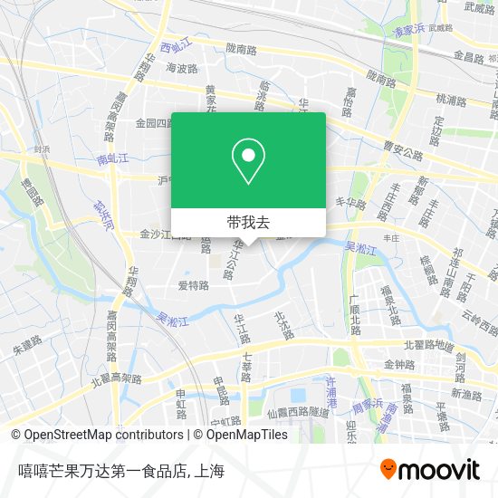 嘻嘻芒果万达第一食品店地图