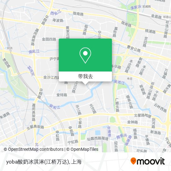yoba酸奶冰淇淋(江桥万达)地图