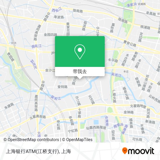 上海银行ATM(江桥支行)地图