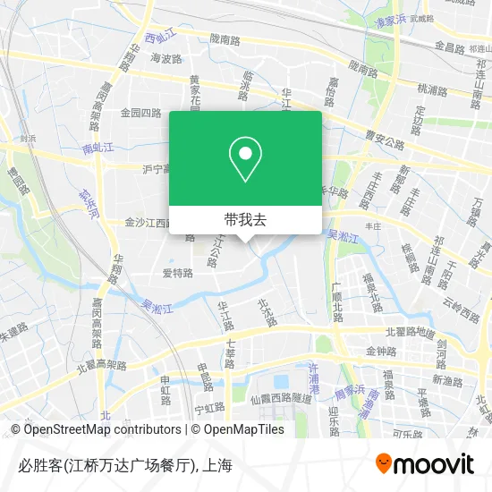 必胜客(江桥万达广场餐厅)地图