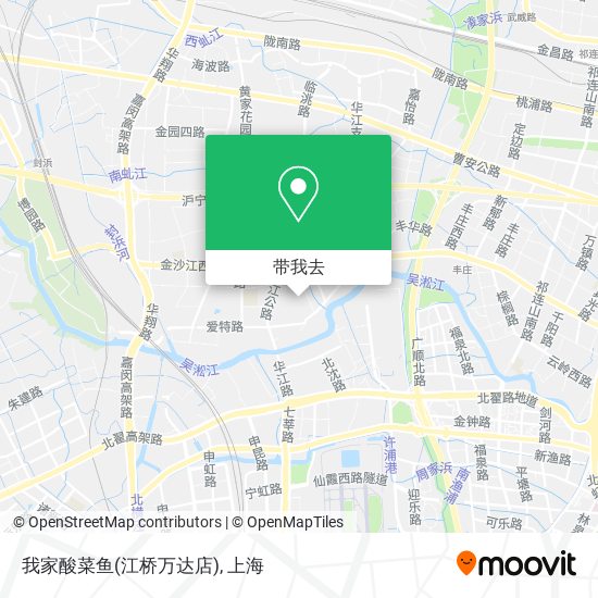 我家酸菜鱼(江桥万达店)地图