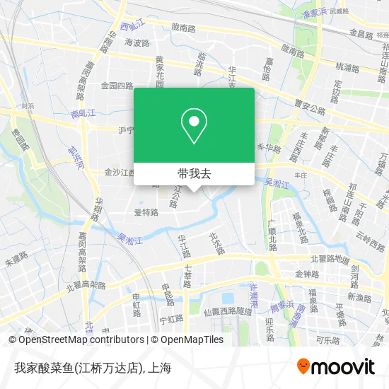 我家酸菜鱼(江桥万达店)地图