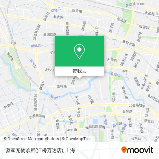 蔡家宠物诊所(江桥万达店)地图