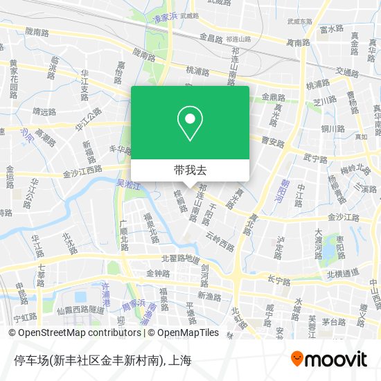 停车场(新丰社区金丰新村南)地图