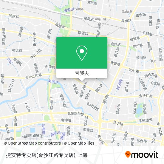 捷安特专卖店(金沙江路专卖店)地图