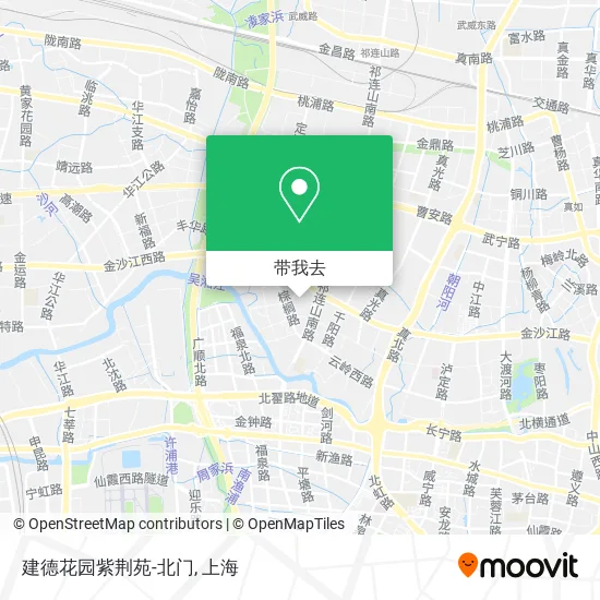 建德花园紫荆苑-北门地图