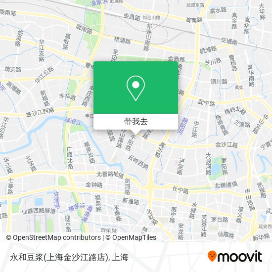 永和豆浆(上海金沙江路店)地图