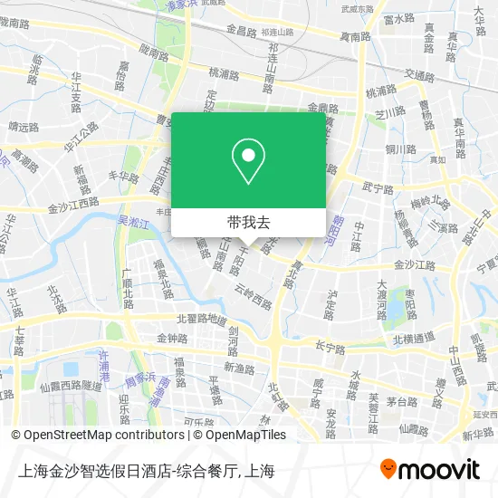 上海金沙智选假日酒店-综合餐厅地图