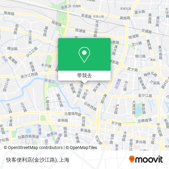 快客便利店(金沙江路)地图