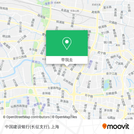 中国建设银行(长征支行)地图