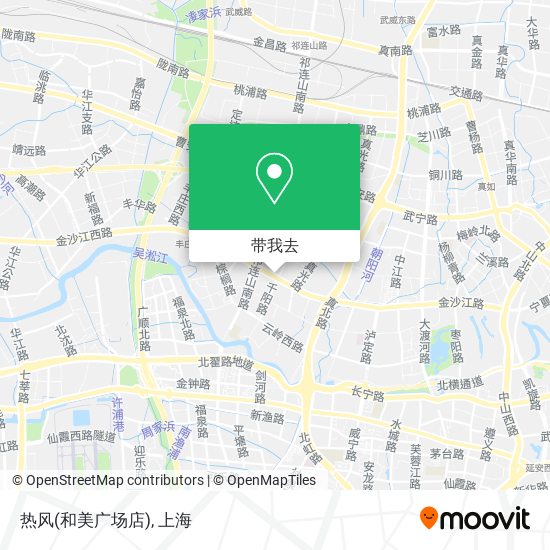 热风(和美广场店)地图