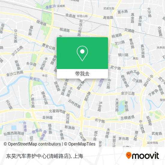 东昊汽车养护中心(清峪路店)地图