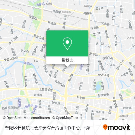 普陀区长征镇社会治安综合治理工作中心地图